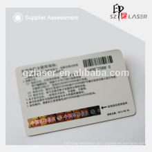 Custom Hologramm Scratch Label für China Handy-Karte